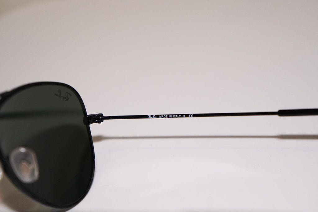 RAY-BAN Mens Designer Small Sunglasses Black Aviator RB 3044 L2848 17021