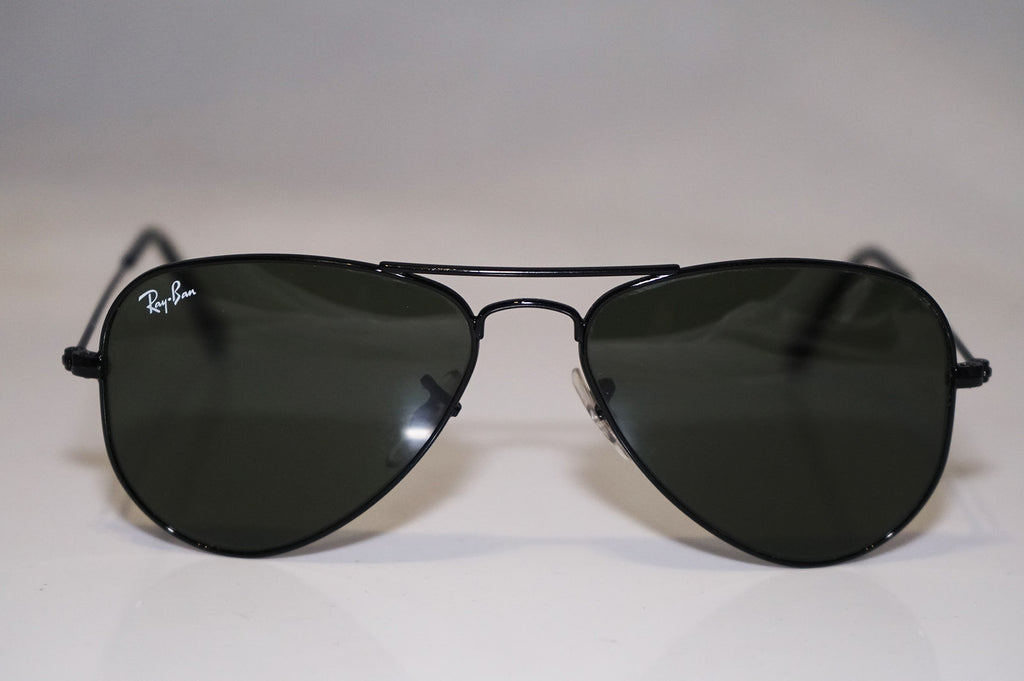 RAY-BAN Mens Designer Small Sunglasses Black Aviator RB 3044 L2848 17021