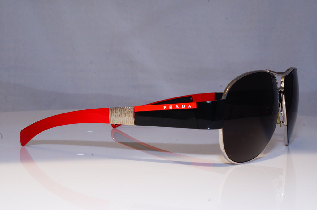 PRADA Mens Designer Sunglasses Black Pilot SPS 51H 1BC-3M1 18787