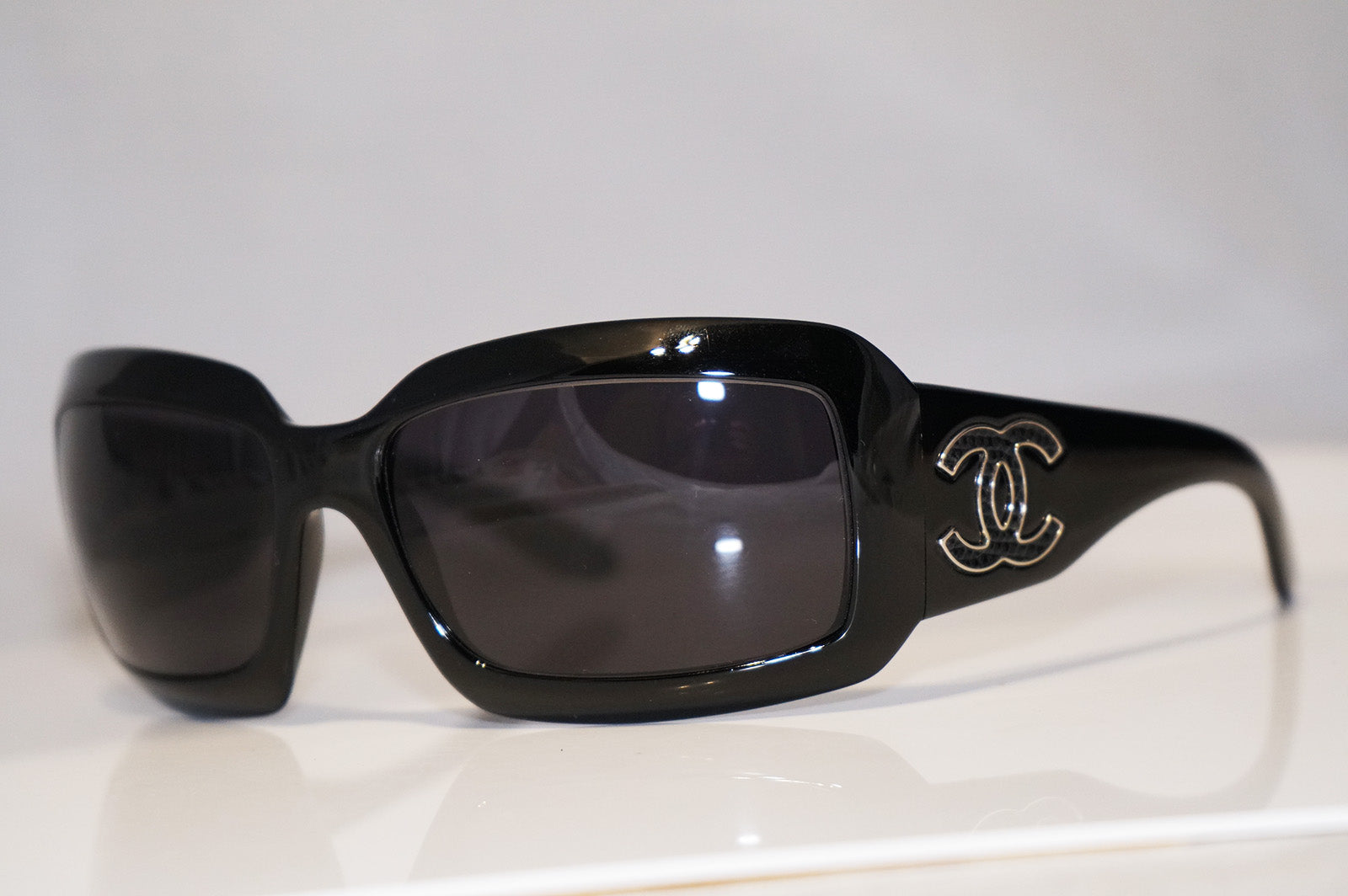 CHANEL 6024 C501/8G Women Sunglasses Black Lens