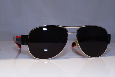 PRADA Mens Designer Sunglasses Black Pilot SPS 51H 1BC-3M1 18787