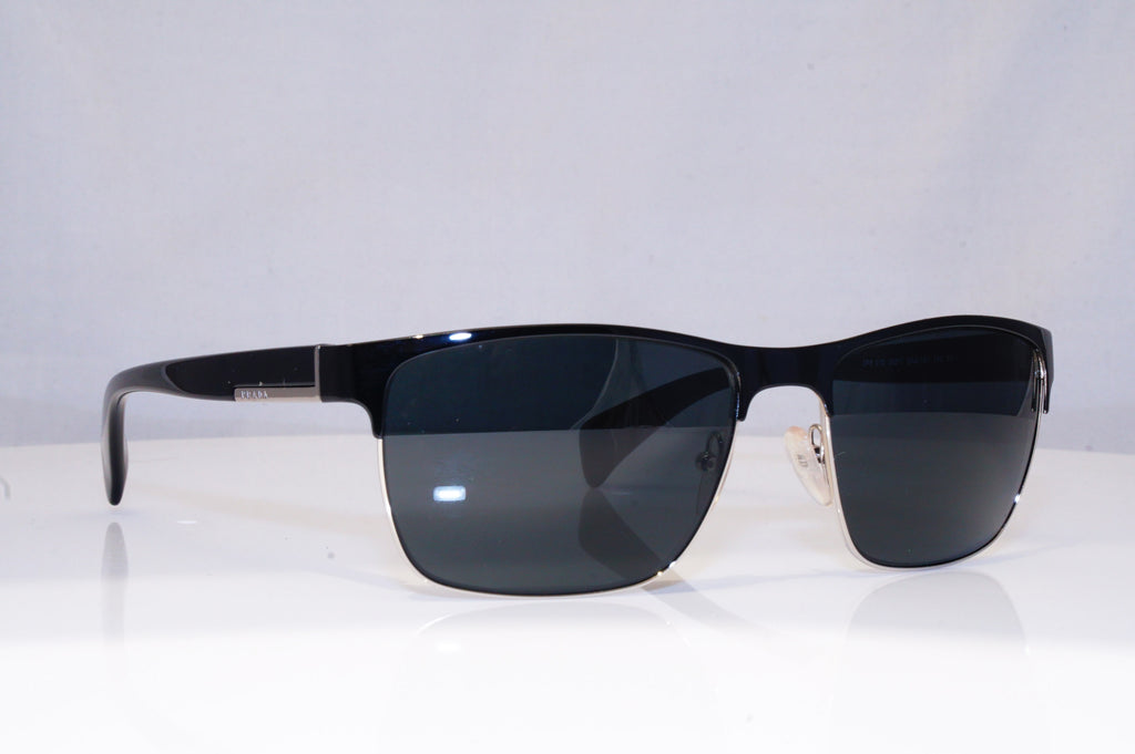 PRADA Mens Designer Sunglasses Black Rectangle SPR 510 GAQ-1A1 18102