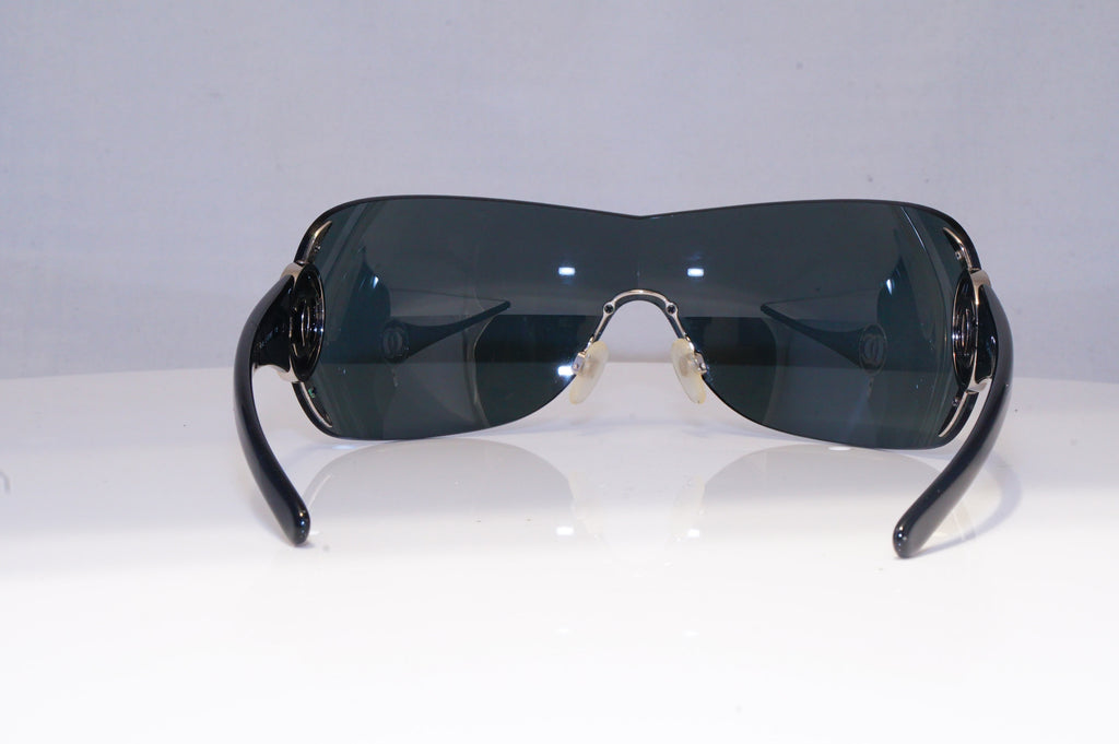 CHANEL Womens Boxed Oversized Designer Sunglasses Black Shield 4145 127/87 20245