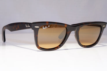 RAY-BAN Mens Womens Polarized Sunglasses Brown Wayfarer RB 2140 902/M2 21229