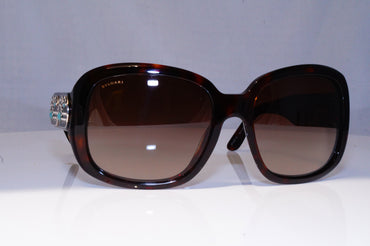 BVLGARI Womens Diamante Designer Sunglasses Brown Wrap 8038-B 851/3B 19070