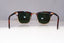 RAY-BAN Mens Womens Designer Sunglasses Brown Clubmaster RB 3016 W0366 21228