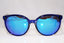 GUCCI Womens Designer Flash Mirror Sunglasses Blue Butterfly GG 3697 J5QNM 11767