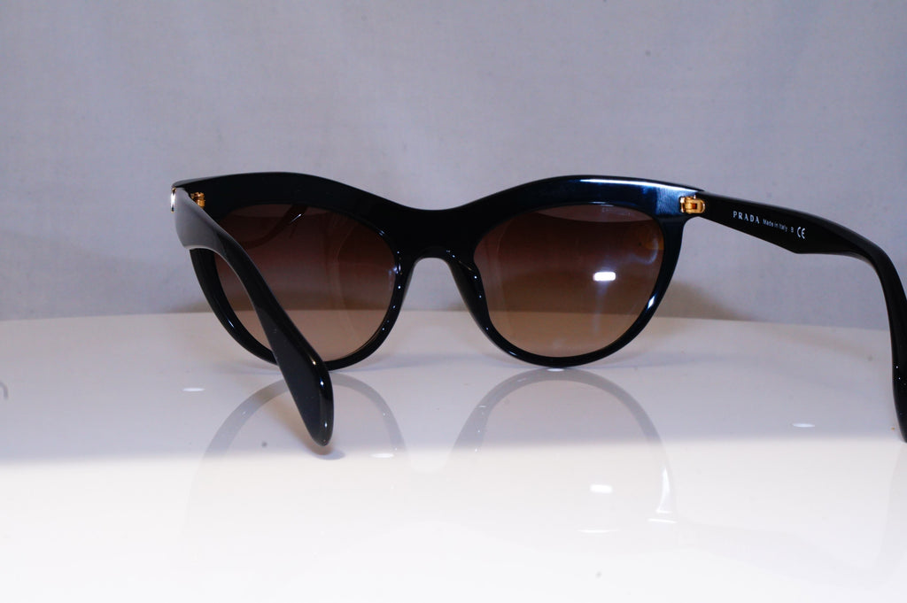 PRADA Womens Diamante Designer Sunglasses Black Butterfly SPR 04P NAC-6S1 19067