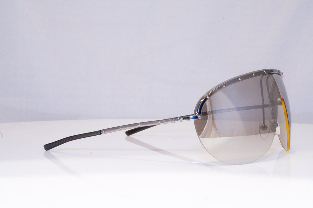 GUCCI Mens Womens Unisex Designer Sunglasses Silver Shield GG 2696 6LB 18071