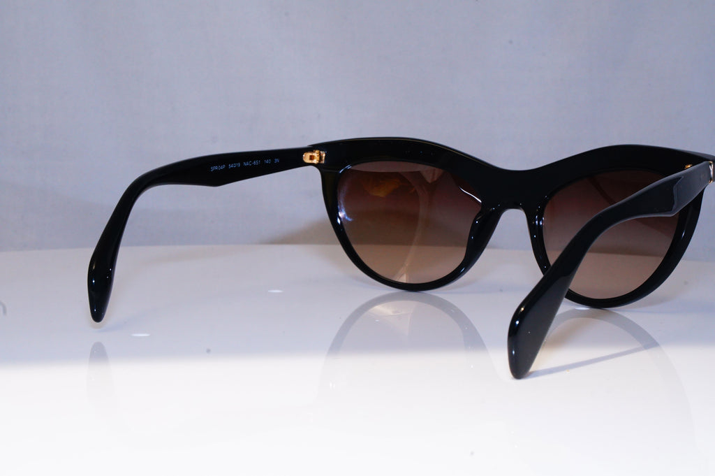 PRADA Womens Diamante Designer Sunglasses Black Butterfly SPR 04P NAC-6S1 19067