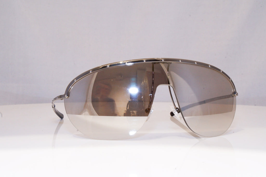GUCCI Mens Womens Unisex Designer Sunglasses Silver Shield GG 2696 6LB 18071