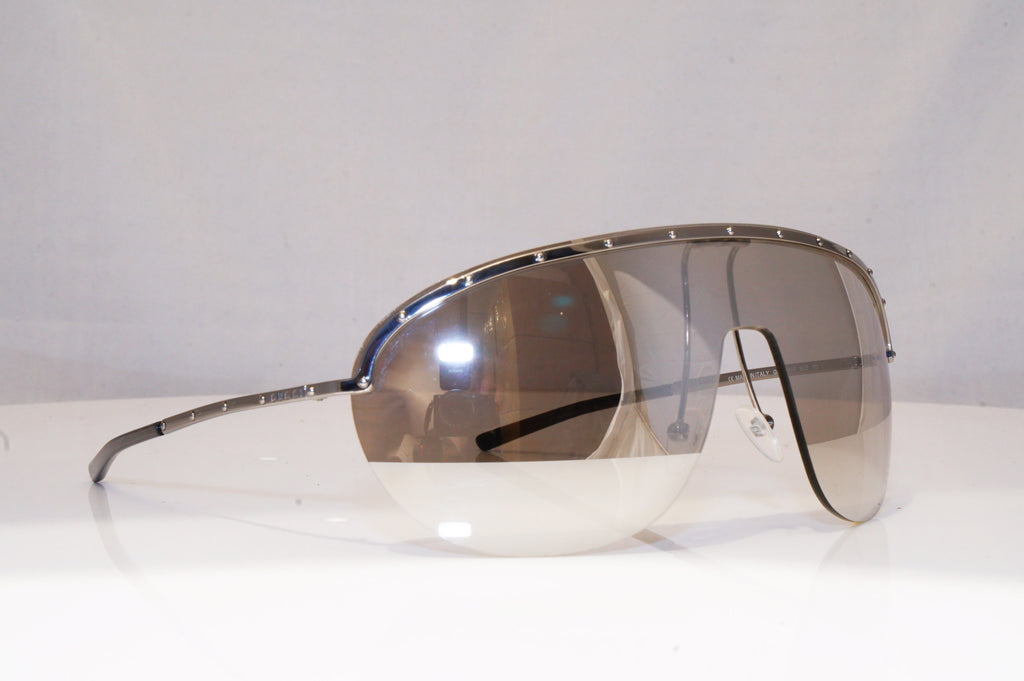 GUCCI Mens Womens Unisex Designer Sunglasses Silver Shield GG 2696 6LB 18071