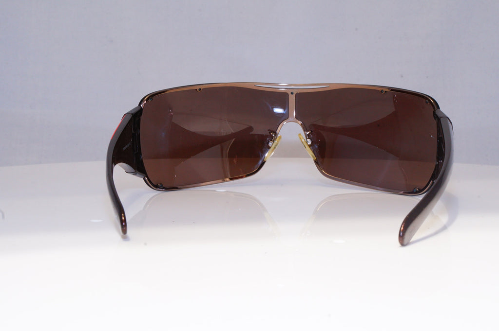 PRADA Mens Designer Sunglasses Brown Shield SPS 51G 4AC-8C1 20232