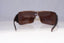 PRADA Mens Designer Sunglasses Brown Shield SPS 51G 4AC-8C1 20232