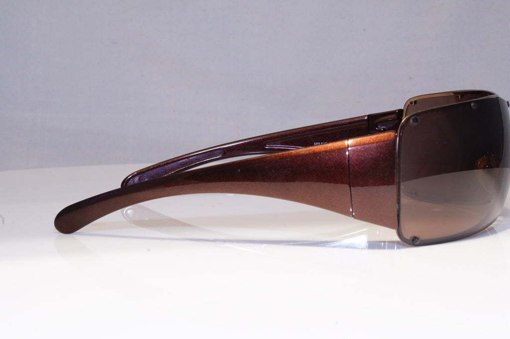 PRADA Mens Designer Sunglasses Brown Shield SPS 51G 4AC-8C1 20232