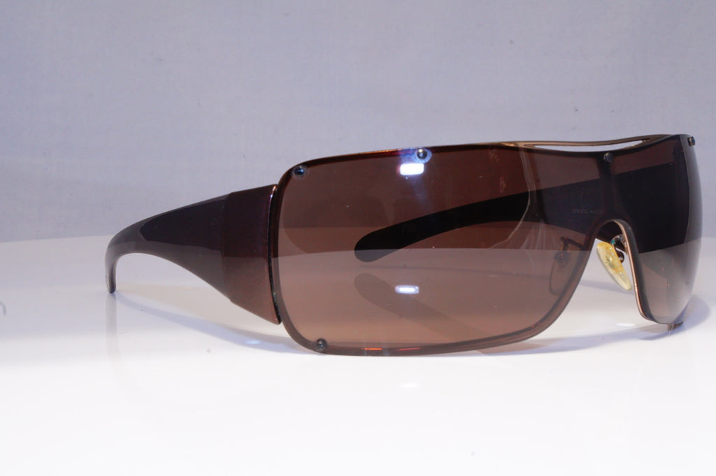 PRADA Mens Designer Sunglasses Brown Shield SPS 51G 4AC-8C1 20232