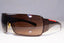 PRADA Mens Designer Sunglasses Brown Shield SPS 51G 4AC-8C1 20232
