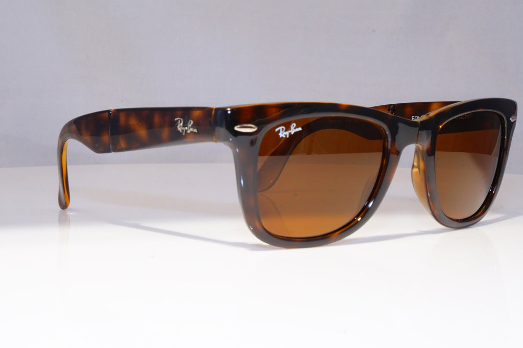 RAY-BAN Mens Womens Designer Sunglasses Brown Wayfarer FOLDING RB 4105 710 21224