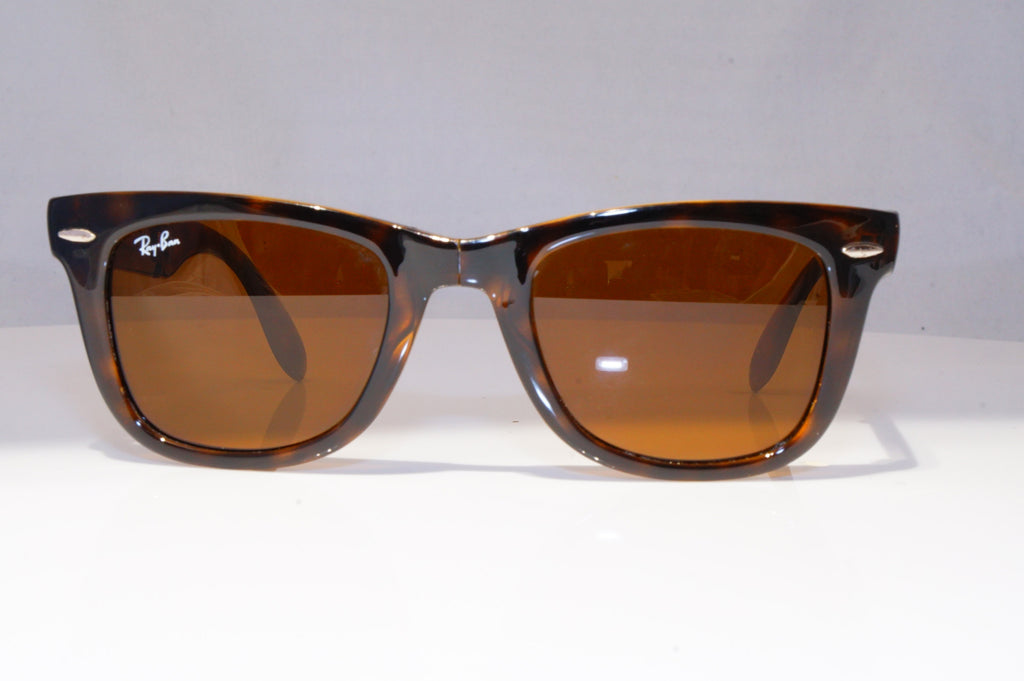RAY-BAN Mens Womens Designer Sunglasses Brown Wayfarer FOLDING RB 4105 710 21224