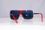 DOLCE & GABANNA Mens Designer Sunglasses Silver Shield D&G 6033 04/87 18096