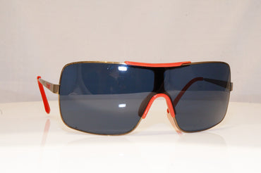 DOLCE & GABANNA Mens Designer Sunglasses Silver Shield D&G 6033 04/87 18096