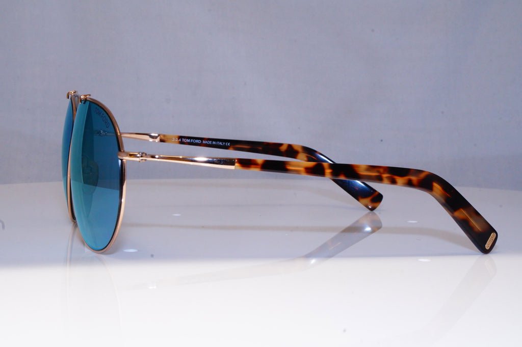 TOM FORD Womens Mirror Designer Sunglasses Gold Butterfly Eva TF374 28X 19075
