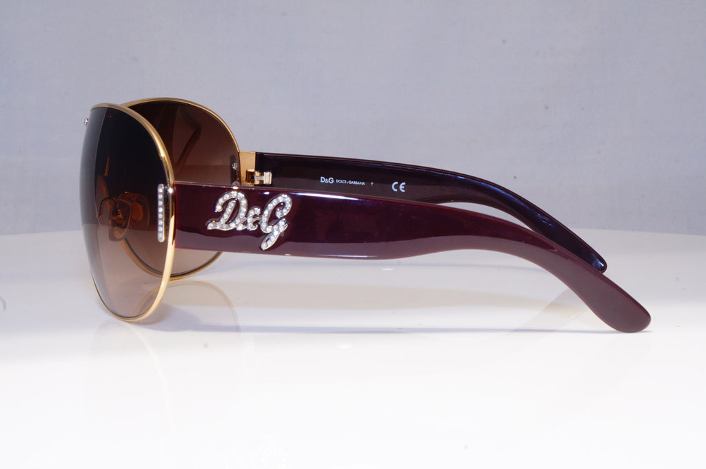 DOLCE & GABBANA Womens Diamante Designer Sunglasses Shield D&G 6022 176/13 20237