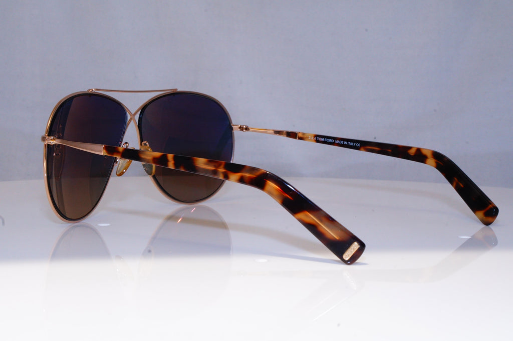 TOM FORD Womens Mirror Designer Sunglasses Gold Butterfly Eva TF374 28X 19075