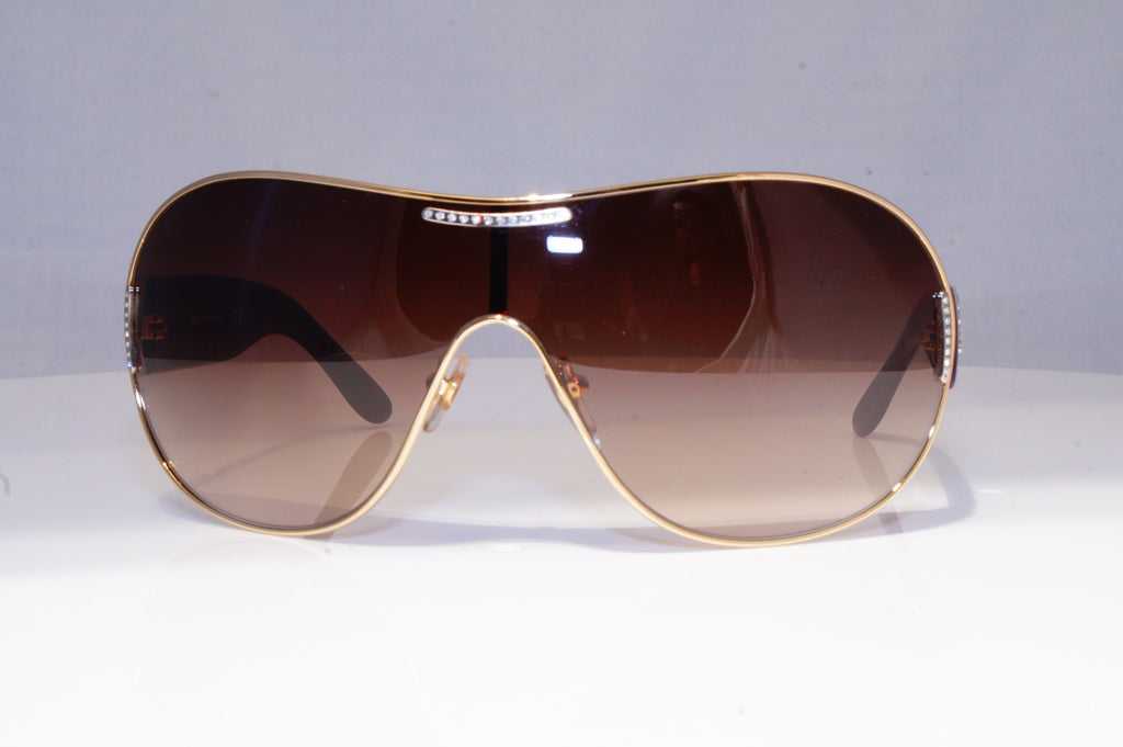 DOLCE & GABBANA Womens Diamante Designer Sunglasses Shield D&G 6022 176/13 20237