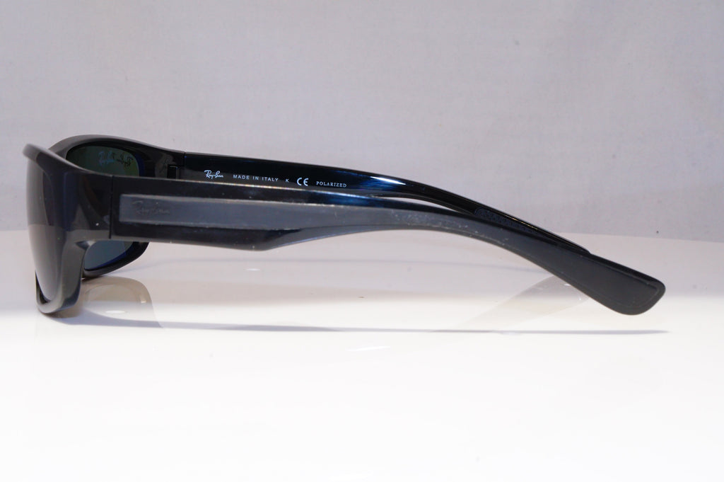 RAY-BAN Mens Polarized Designer Sunglasses Black Rectangle RB 4196 601/9A 21220