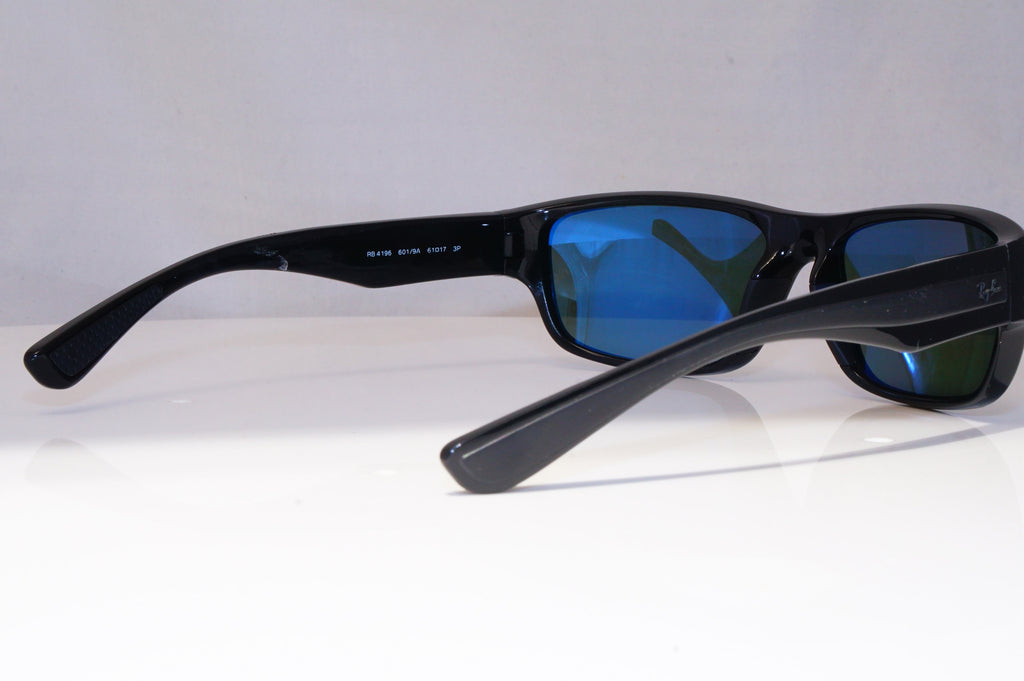 RAY-BAN Mens Polarized Designer Sunglasses Black Rectangle RB 4196 601/9A 21220