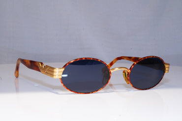 EMPORIO ARMANI Mens Womens Vintage Designer Sunglasses Brown Oval 054 832 19055