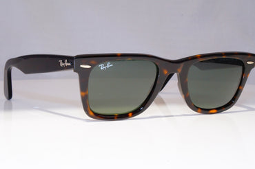 RAY-BAN Mens Designer Sunglasses Brown Wayfarer RB 2140 902 21219