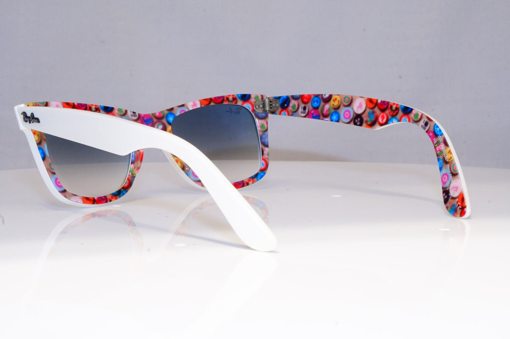 RAY-BAN Mens Womens Designer Sunglasses White Wayfarer PRINTS RB 2140 20220