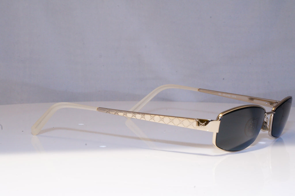 GUCCI Womens Boxed Designer Sunglasses Silver Rectangle GG 2752 3YG 19050