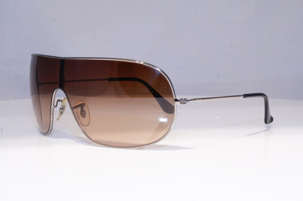 RAY-BAN Mens Designer Sunglasses Silver Shield RB 3311 004/13 20216