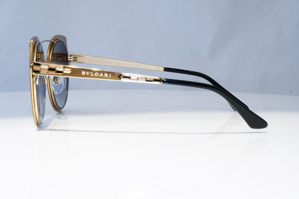 BVLGARI Womens Boxed Designer Sunglasses Gold FLATS BACK 6095 2024/8G 21273