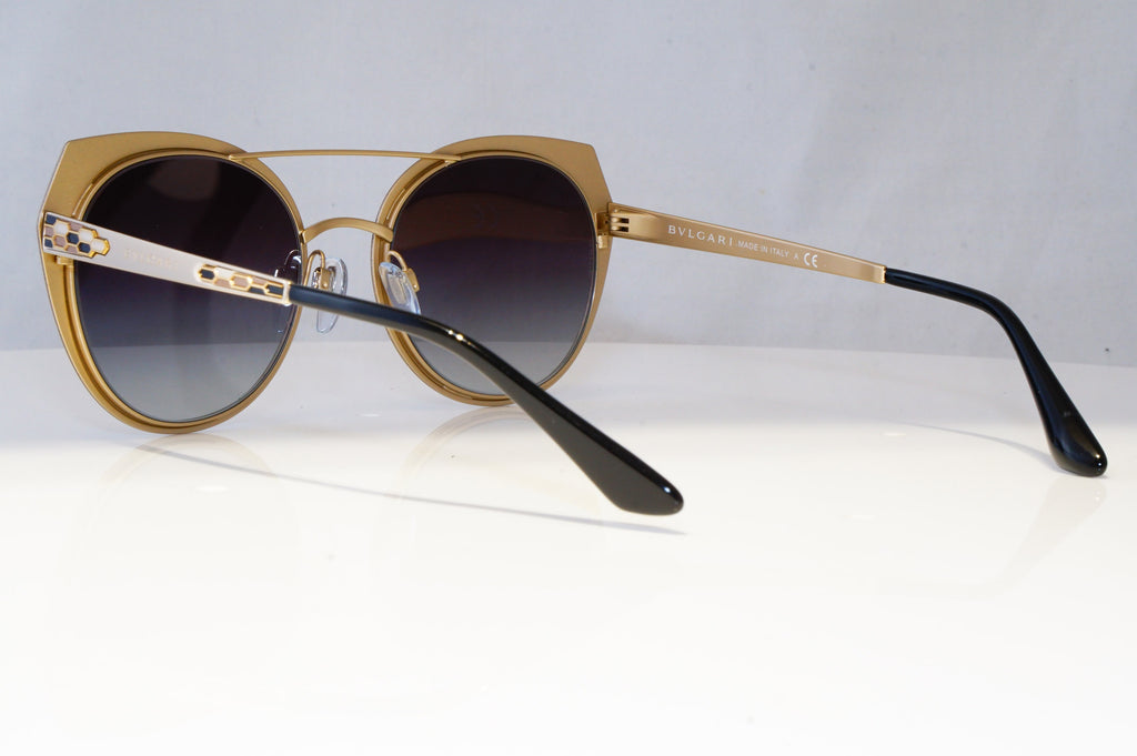 BVLGARI Womens Boxed Designer Sunglasses Gold FLATS BACK 6095 2024/8G 21273