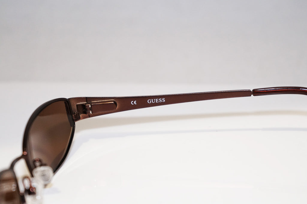 GUESS Womens Designer Sunglasses Brown Rectangle GU 2201 BRN 11417