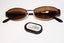 GUESS Womens Designer Sunglasses Brown Rectangle GU 2201 BRN 11417