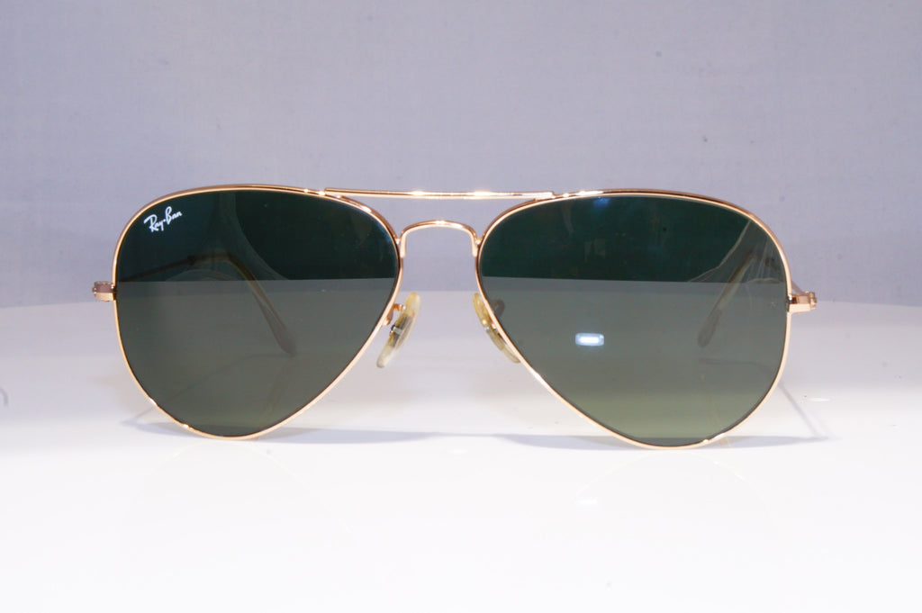 RAY-BAN Mens Designer Sunglasses Gold Pilot RB 3025 L0205 20218