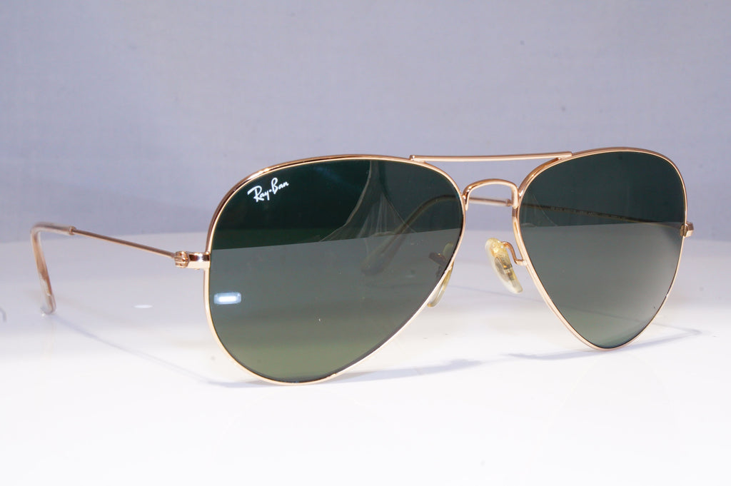 RAY-BAN Mens Designer Sunglasses Gold Pilot RB 3025 L0205 20218