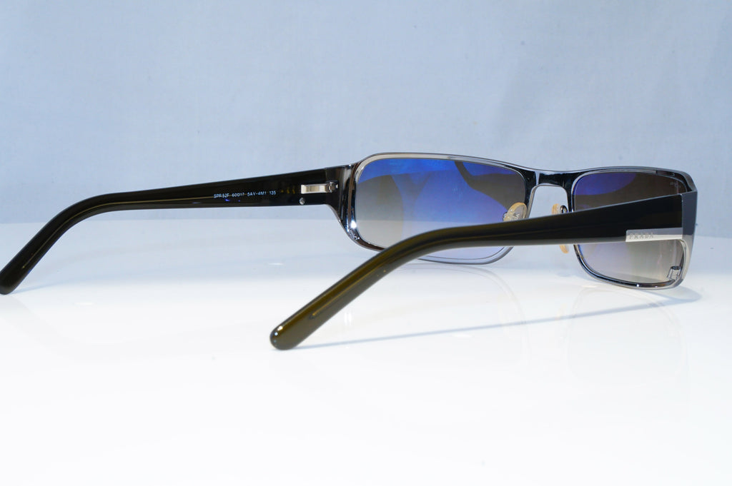 PRADA Mens Designer Sunglasses Silver Rectangle SPR 52F 5AV-4M1 21284