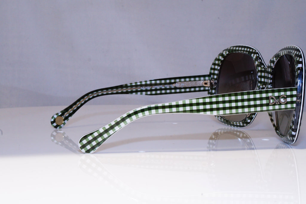 DOLCE & GABBANA Womens Designer Sunglasses Green Square D&G 3064 1884/8E 19052