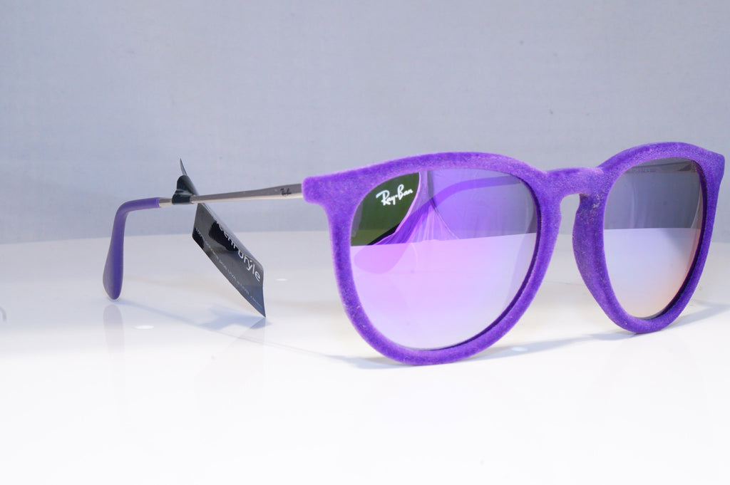 RAY-BAN Womens Mirror Designer Sunglasses Purple ERIKA VELVET RB 4171 20221