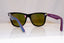RAY -BAN Mens Mirror Designer Sunglasses Black Wayfarer RB 2140 1174/4T 17047