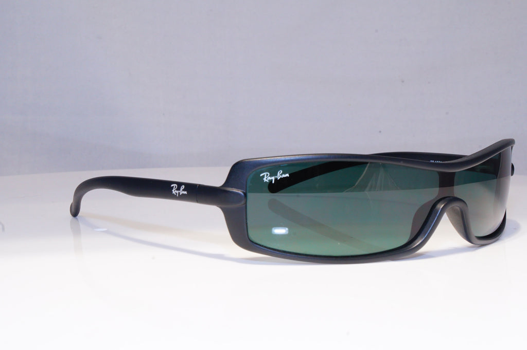 RAY-BAN Mens Designer Sunglasses Black Shield RARE RB 4071 601-S/71 20209