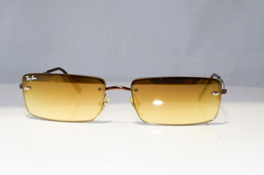 RAY-BAN Mens Vintage Designer Sunglasses Brown Rectangle RB 3199 014/8W 21283