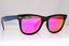 RAY -BAN Mens Mirror Designer Sunglasses Black Wayfarer RB 2140 1174/4T 17047