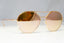 PRADA Womens Mirror Designer Sunglasses Gold Butterfly SPR 56U SVF-204 21266